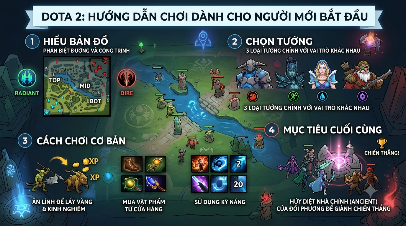 dota 2 hướng dẫn chơi