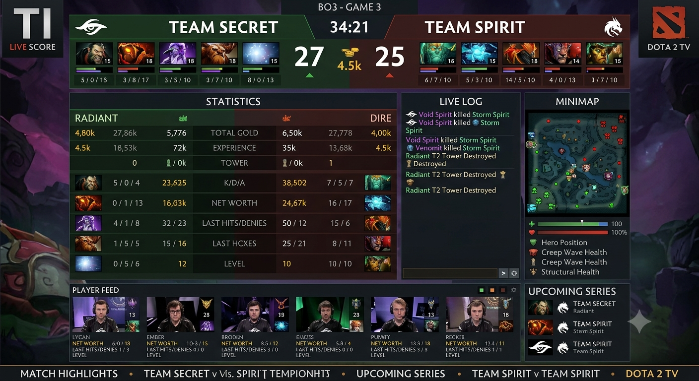 dota 2 live score and stats