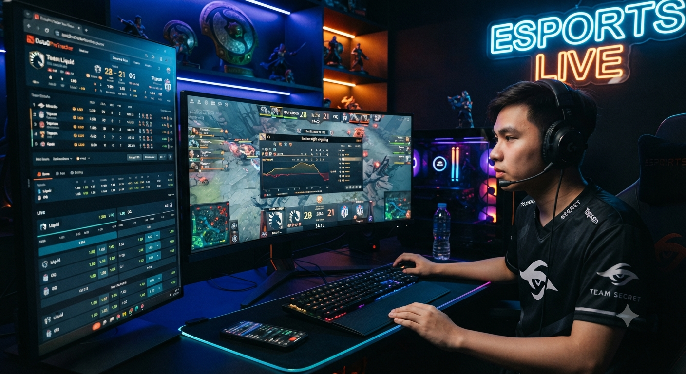 live score dota 2